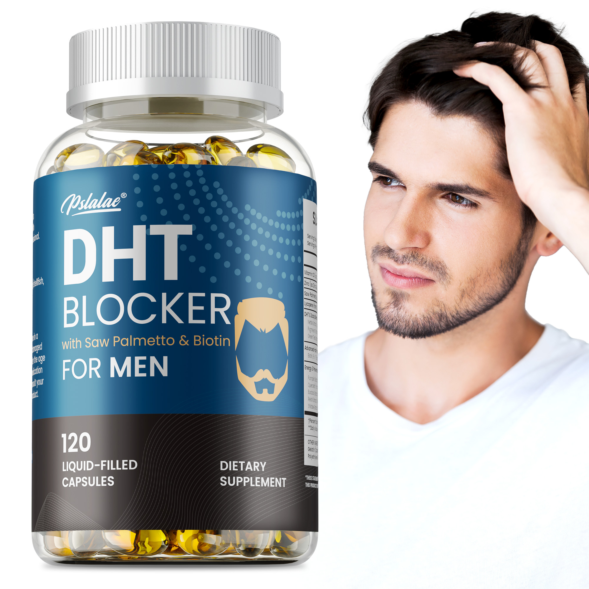 DHT Blockers for Men - Contain – Biotin Hair Growth recenzja i cena