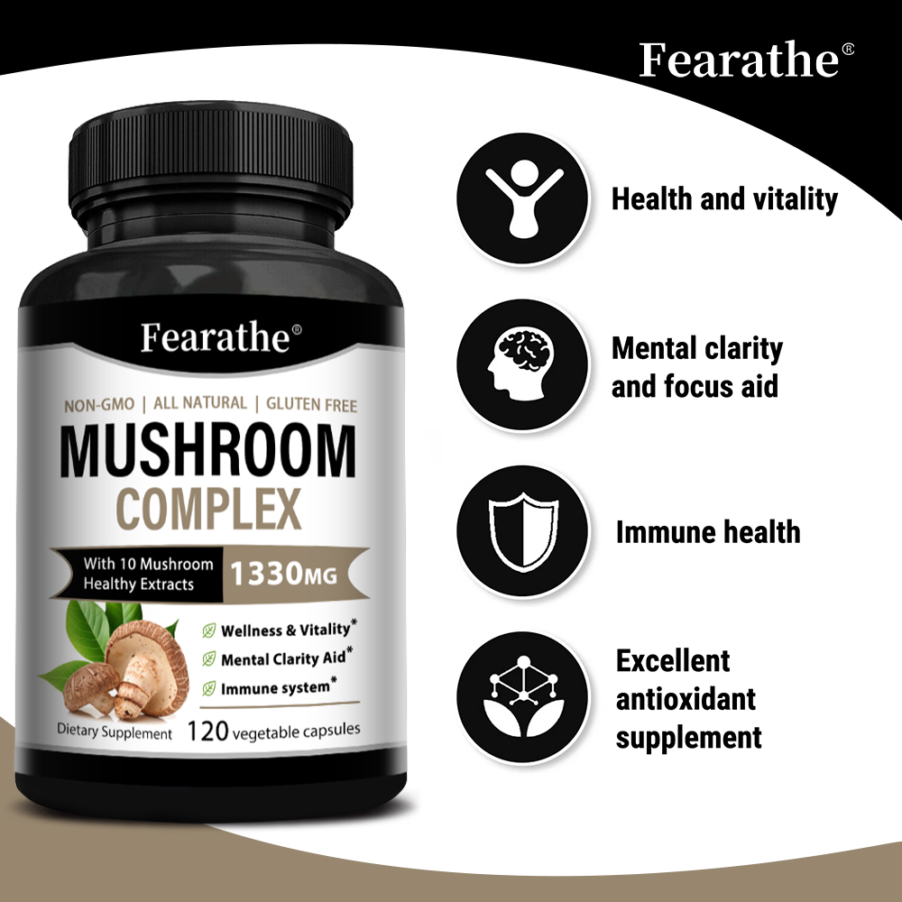 Mushroom Complex Capsules, Lio – Lion Mane Mushroom recenzja i cena