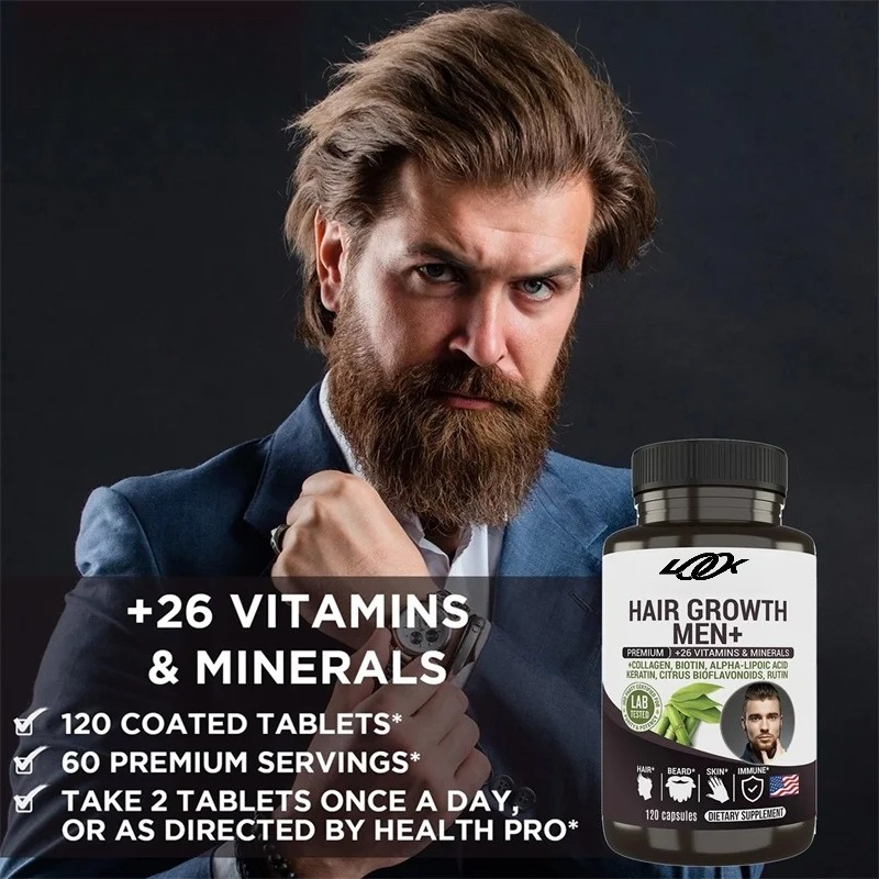 Hair Growth Men Supplement - P – Biotin Hair Growth recenzja i cena
