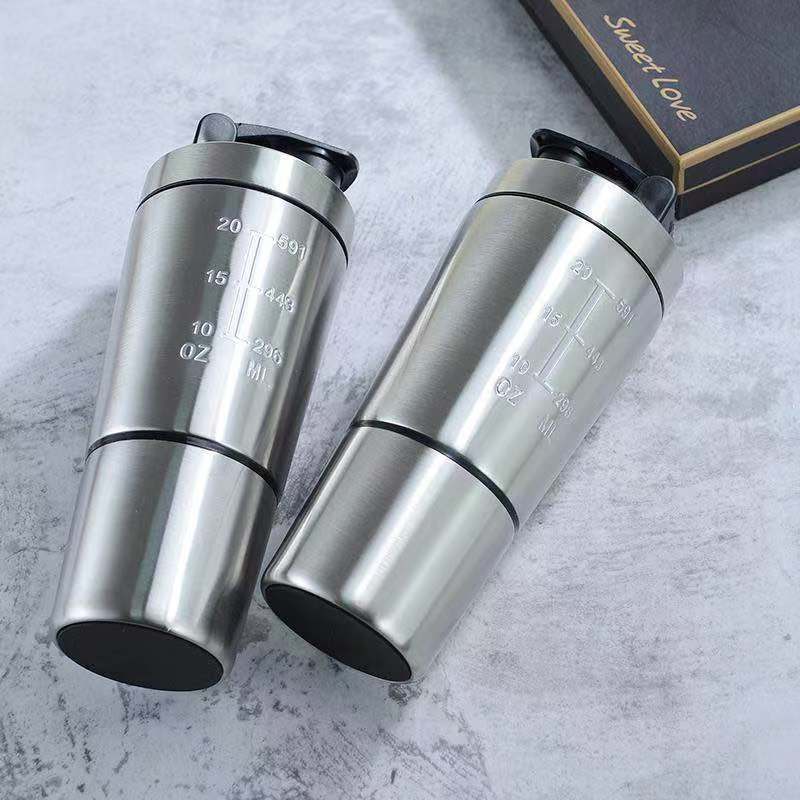 Stainless Steel Protein Shaker – Nutrition Sports Fitness recenzja i cena