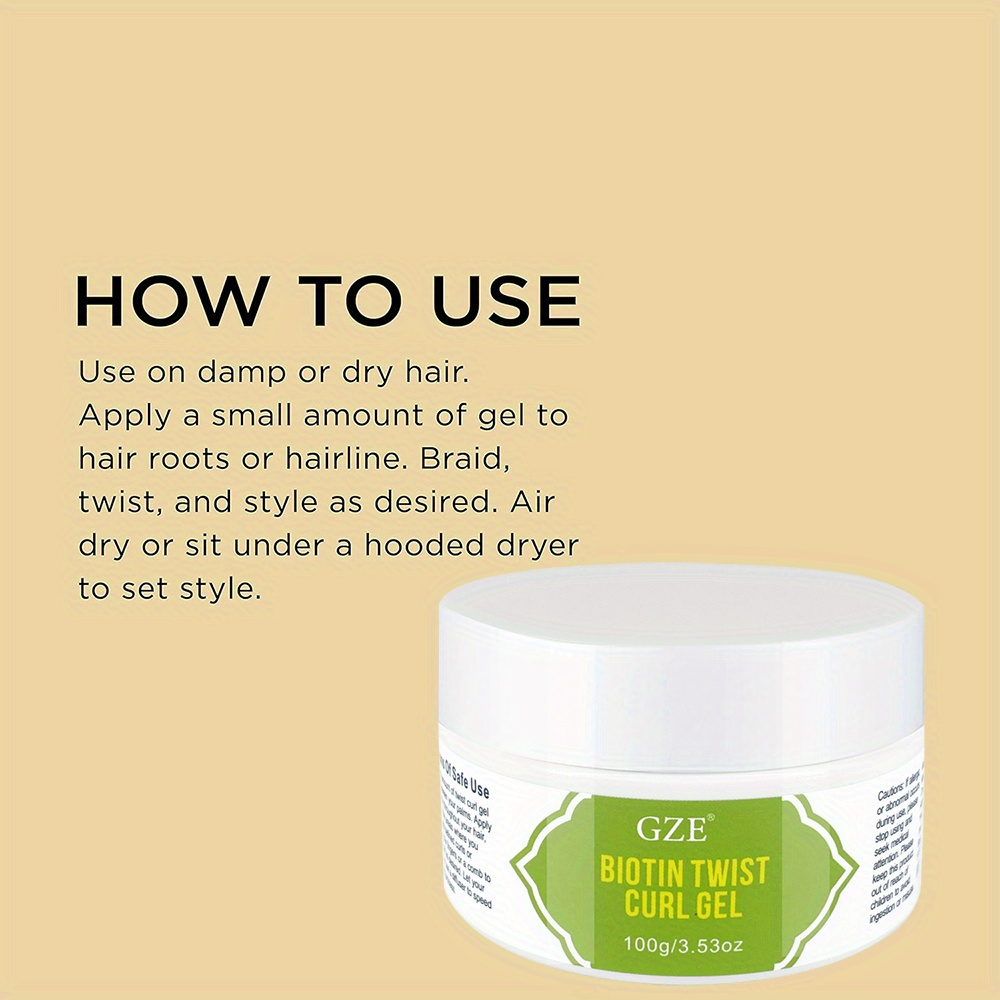 GZE Biotin Twist Curl Gel Hair – Biotin Hair Growth recenzja i cena