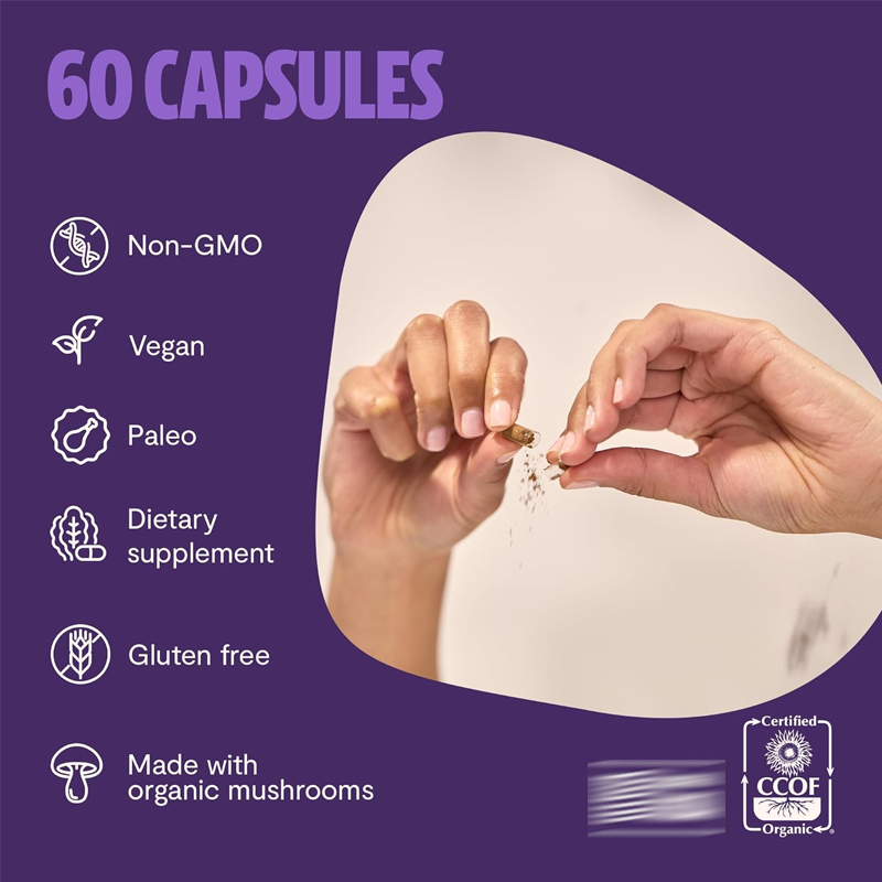 Lion Mane Supplement Capsules  – Lion Mane Mushroom recenzja i cena