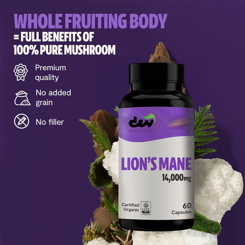 Lion Mane Supplement Capsules  – Lion Mane Mushroom recenzja i cena