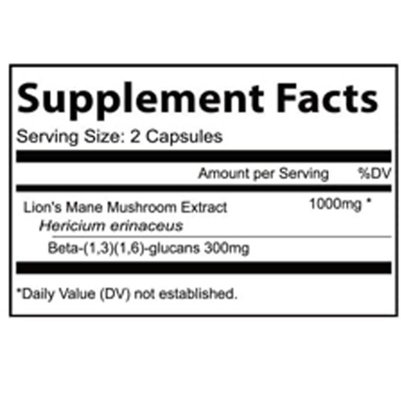 Lion Mane Mushroom Extract Cap – Lion Mane Mushroom recenzja i cena
