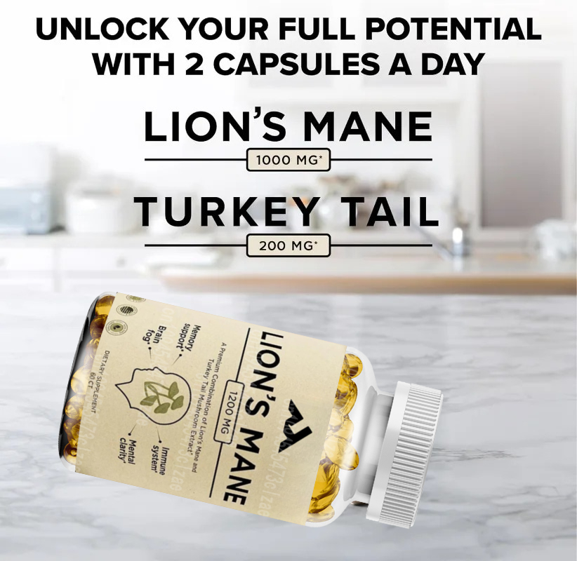 Lion Mane Supplement Capsules  – Lion Mane Mushroom recenzja i cena