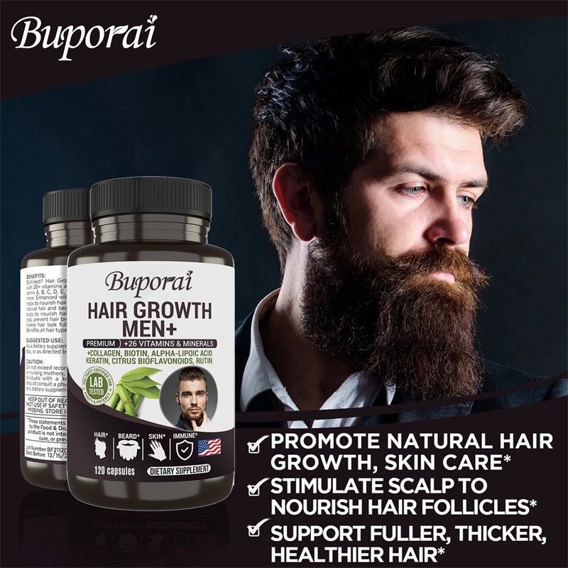 Hair Growth Men Supplement - B – Biotin Hair Growth recenzja i cena