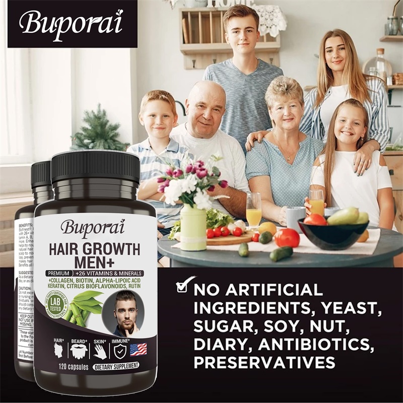Hair Growth Men Supplement - B – Biotin Hair Growth recenzja i cena