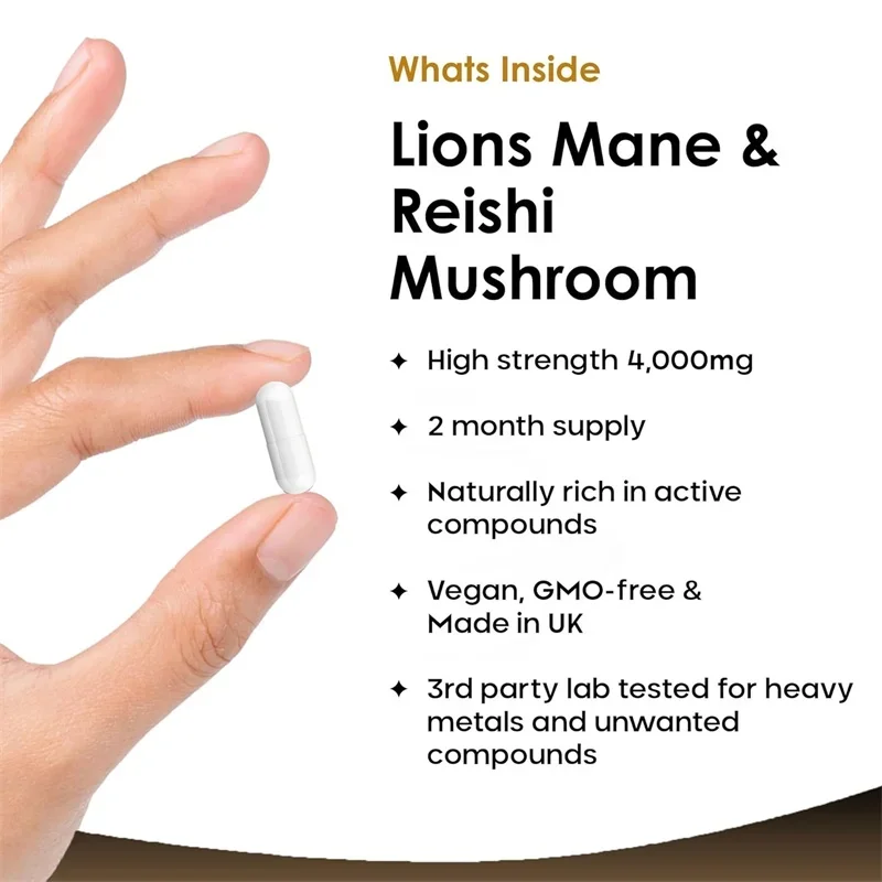 Lions Mane & Reishi Mushroom 4 – Lion Mane Mushroom recenzja i cena