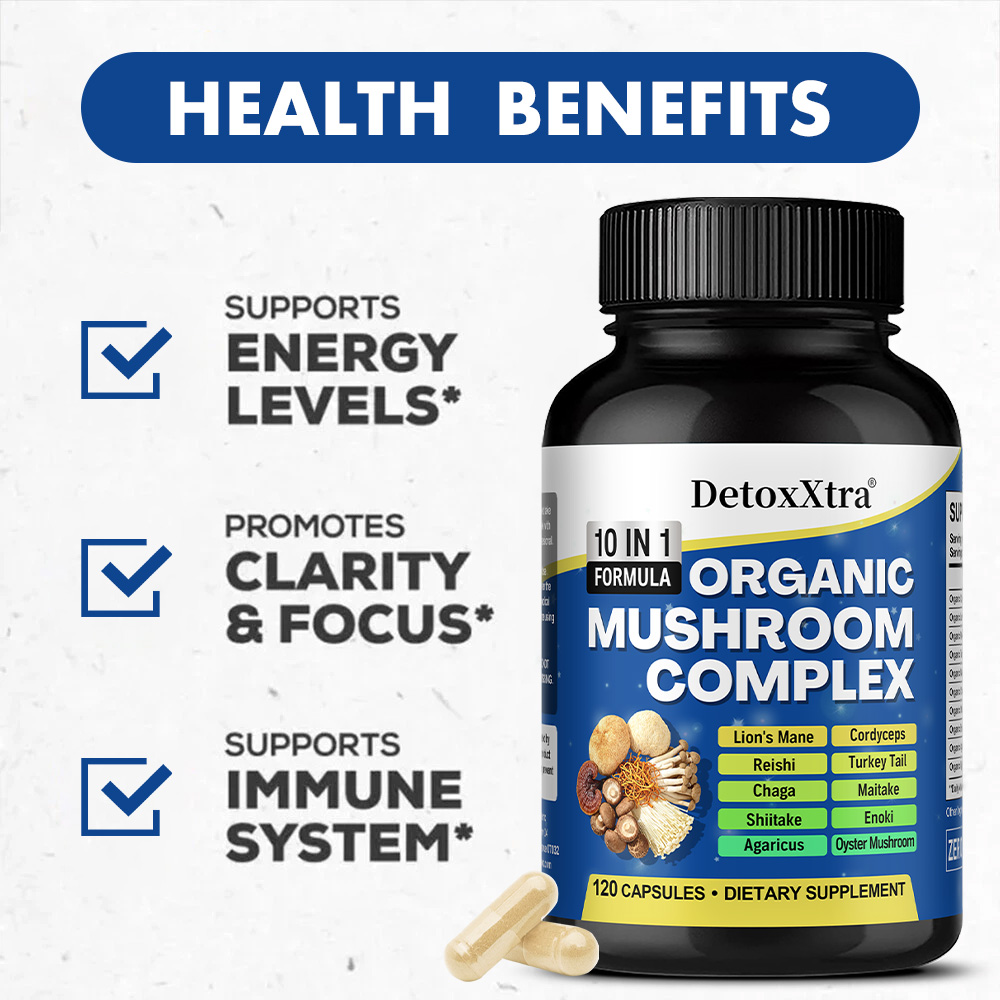 Mushroom Complex Capsules – Li – Lion Mane Mushroom recenzja i cena