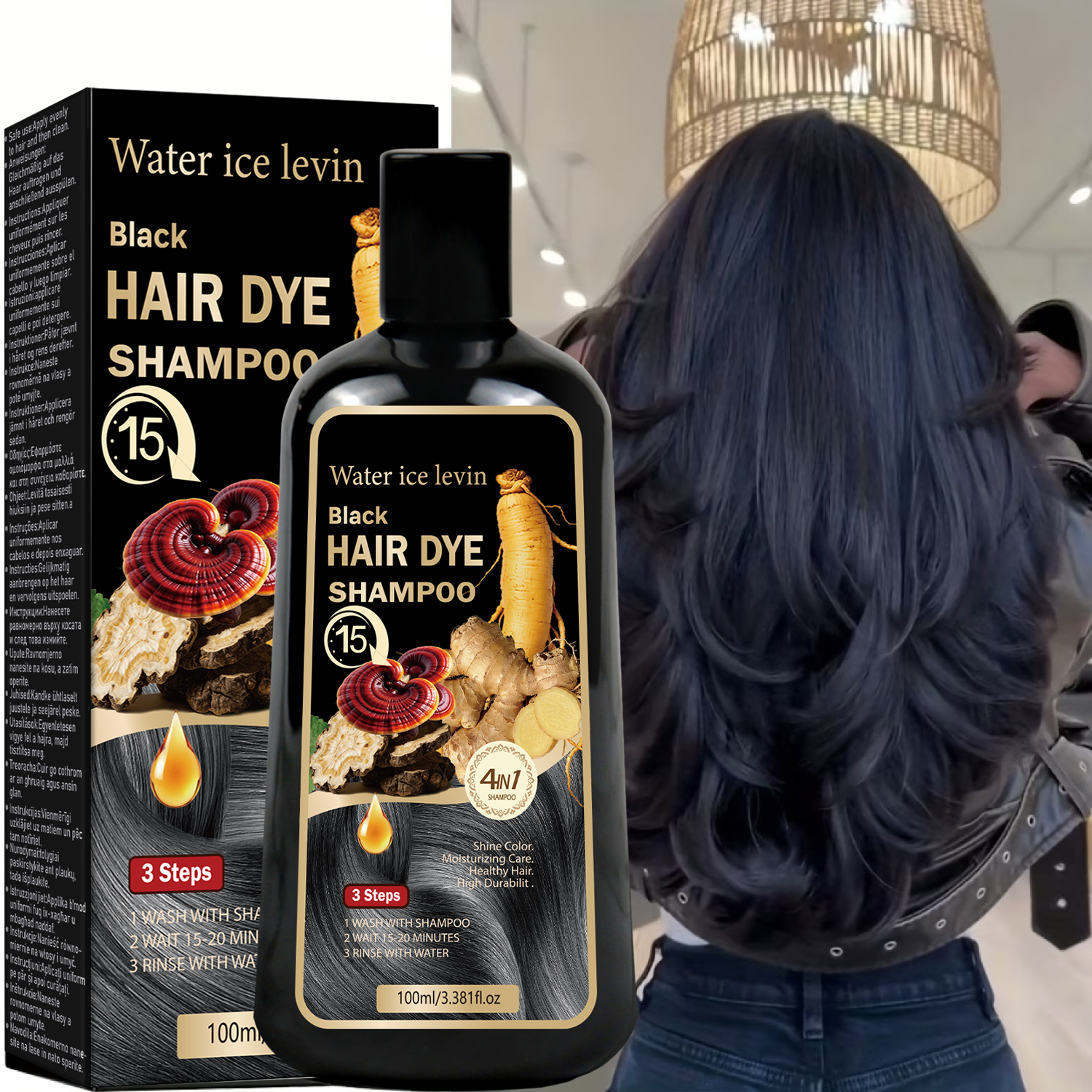 Black Sesame Ginseng Reishi Ha – Biotin Hair Growth recenzja i cena