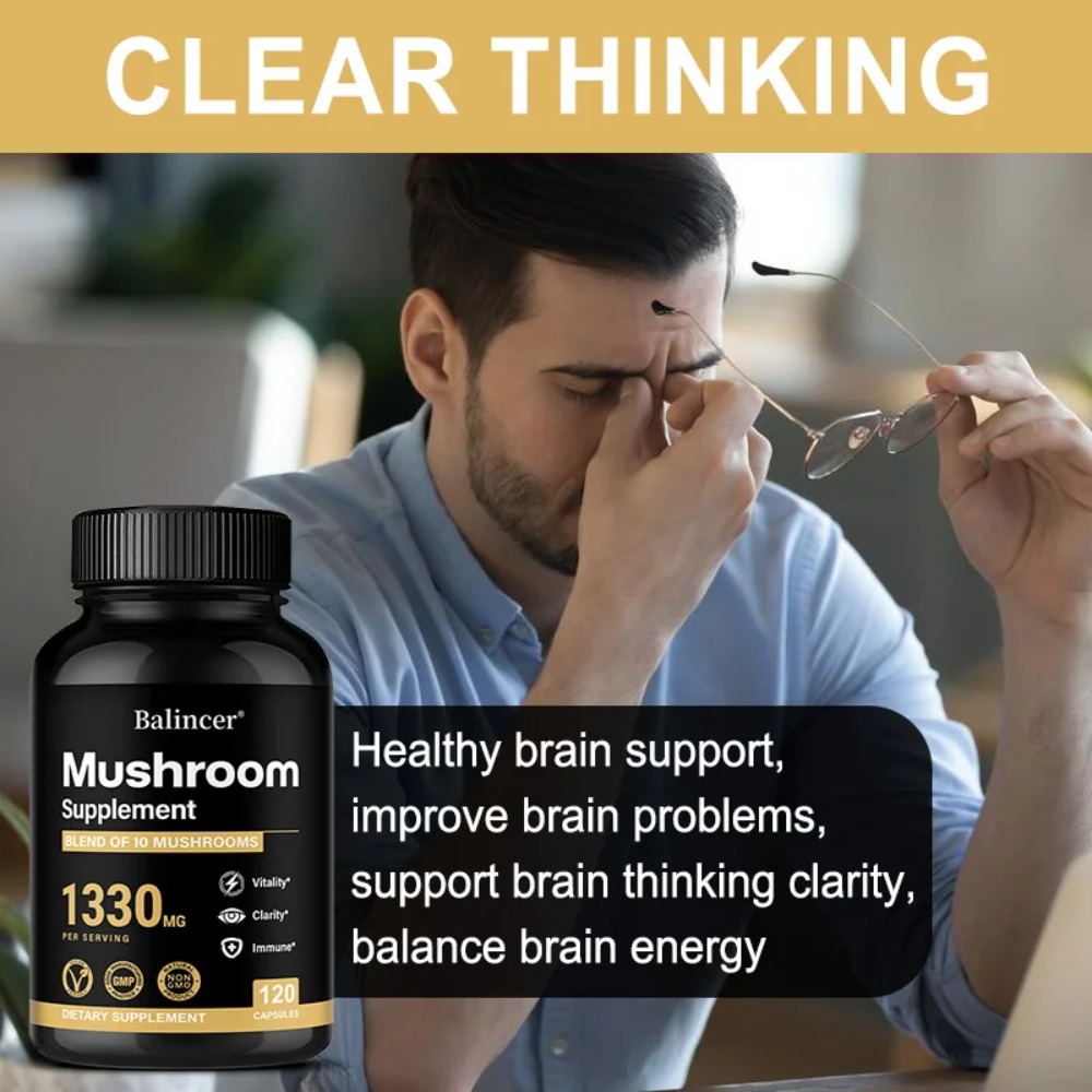 Mushroom Complex Supplements - – Lion Mane Mushroom recenzja i cena