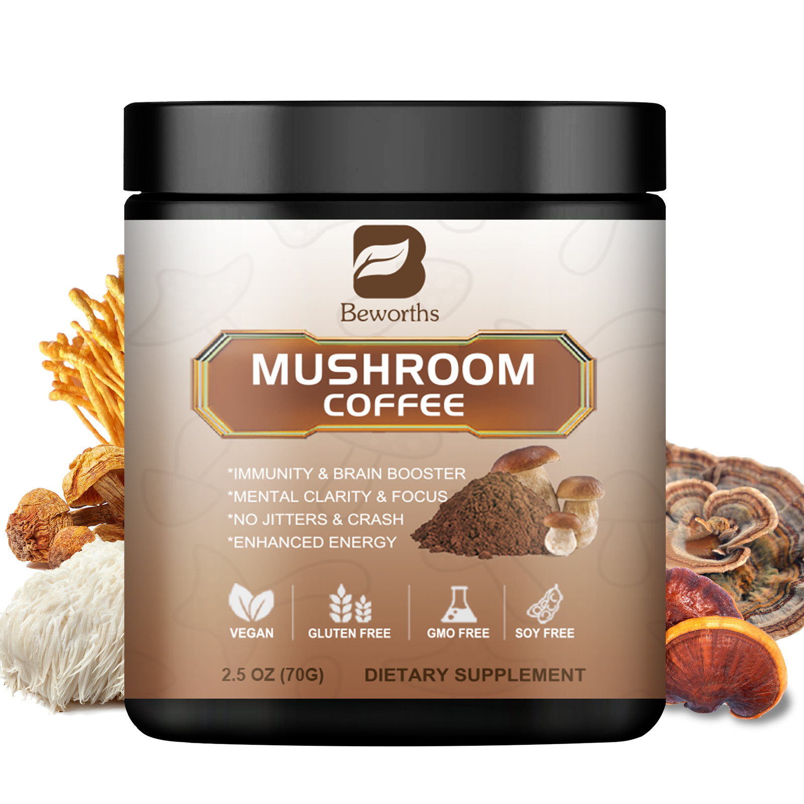 Organic Lion Mane Mushroom Cof – Lion Mane Mushroom recenzja i cena