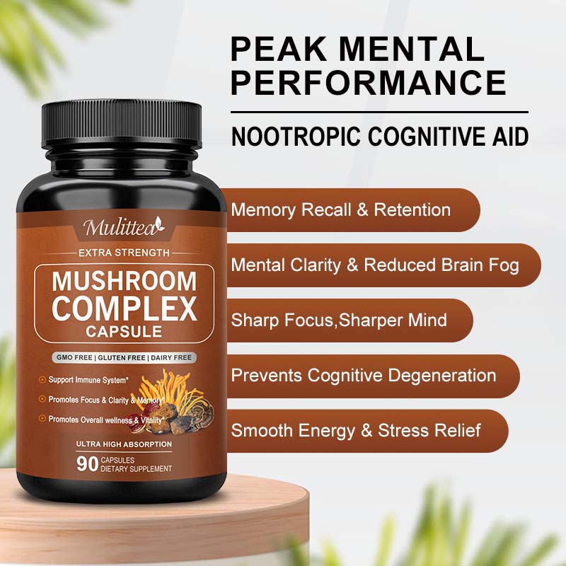 Mulittea 10x Mushroom Complex  – Lion Mane Mushroom recenzja i cena