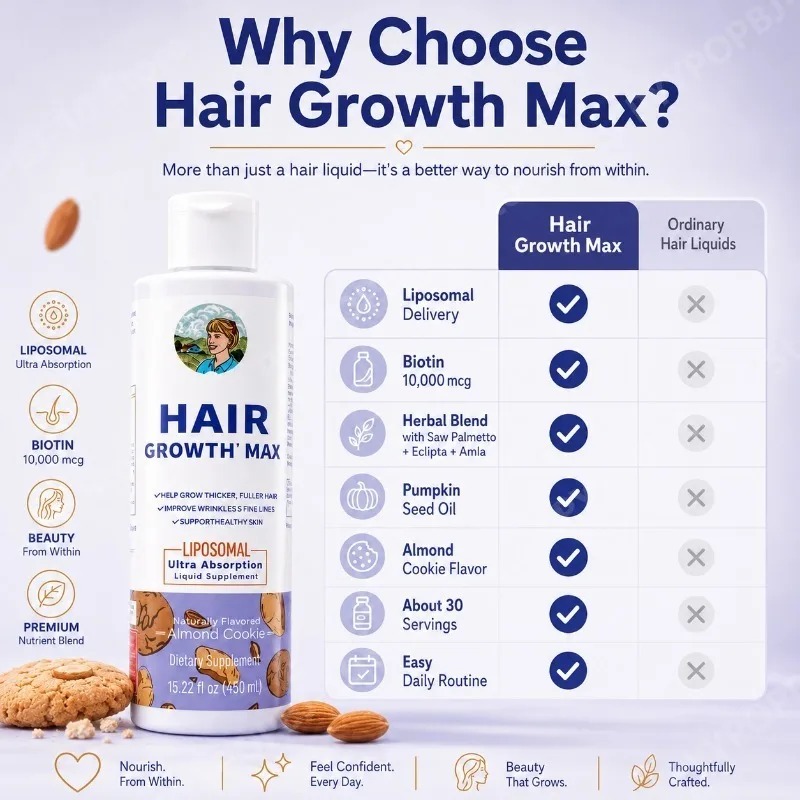 Women's Hair Growth MAX Liposo – Biotin Hair Growth recenzja i cena