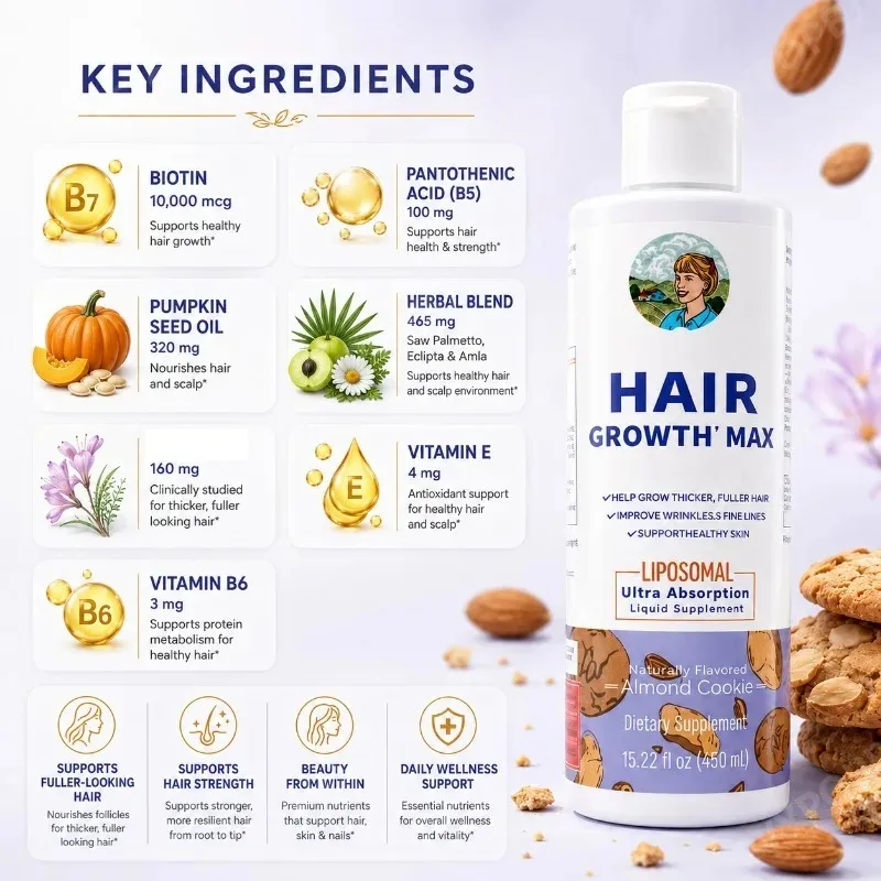 Women's Hair Growth MAX Liposo – Biotin Hair Growth recenzja i cena